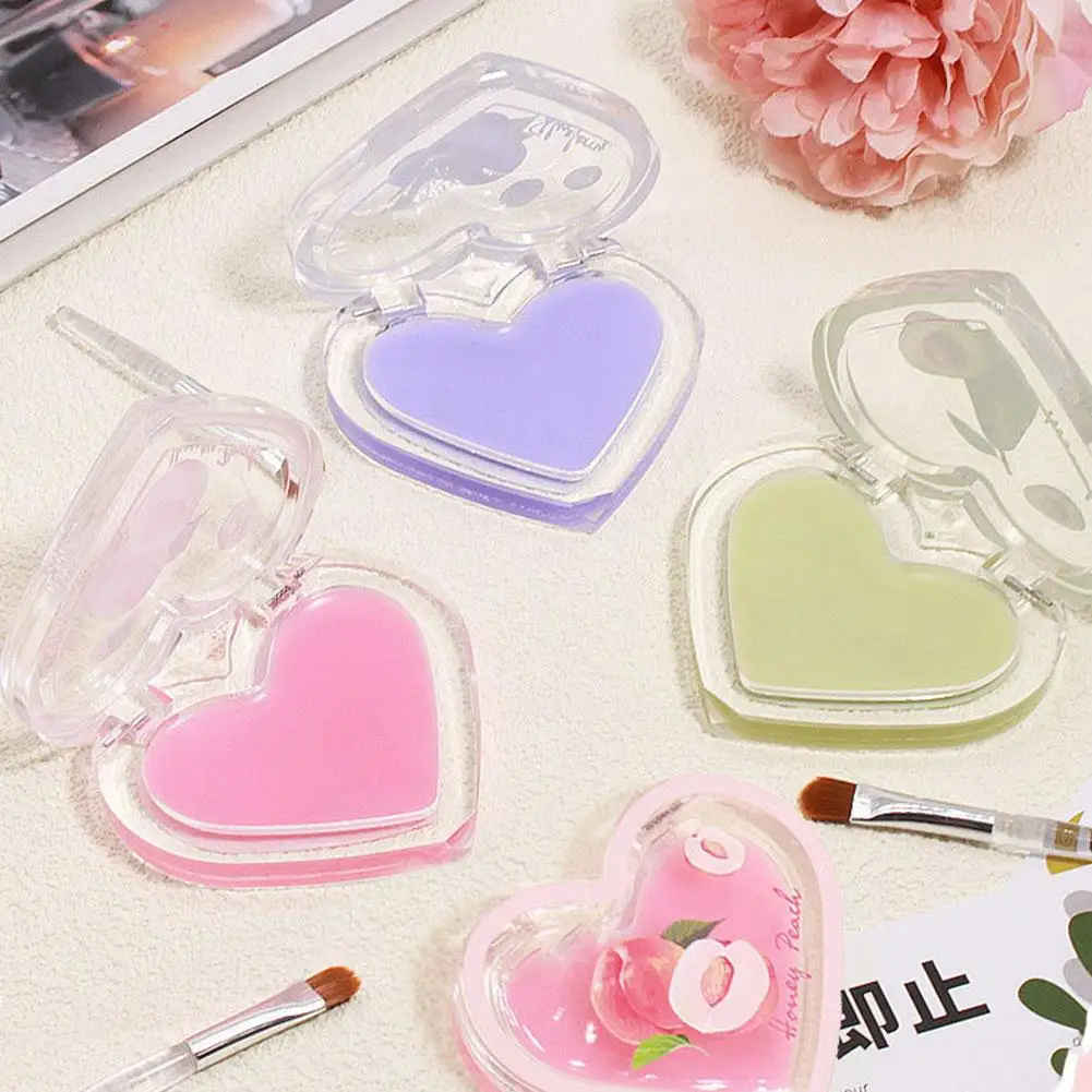 

Heart Shaped Lip Balm Fruit Essence Jelly Lip Mask Glaze Mirror Crystal Balm Lip Gloss Lip Moisturizing Hydrating Lips Jell N5C6