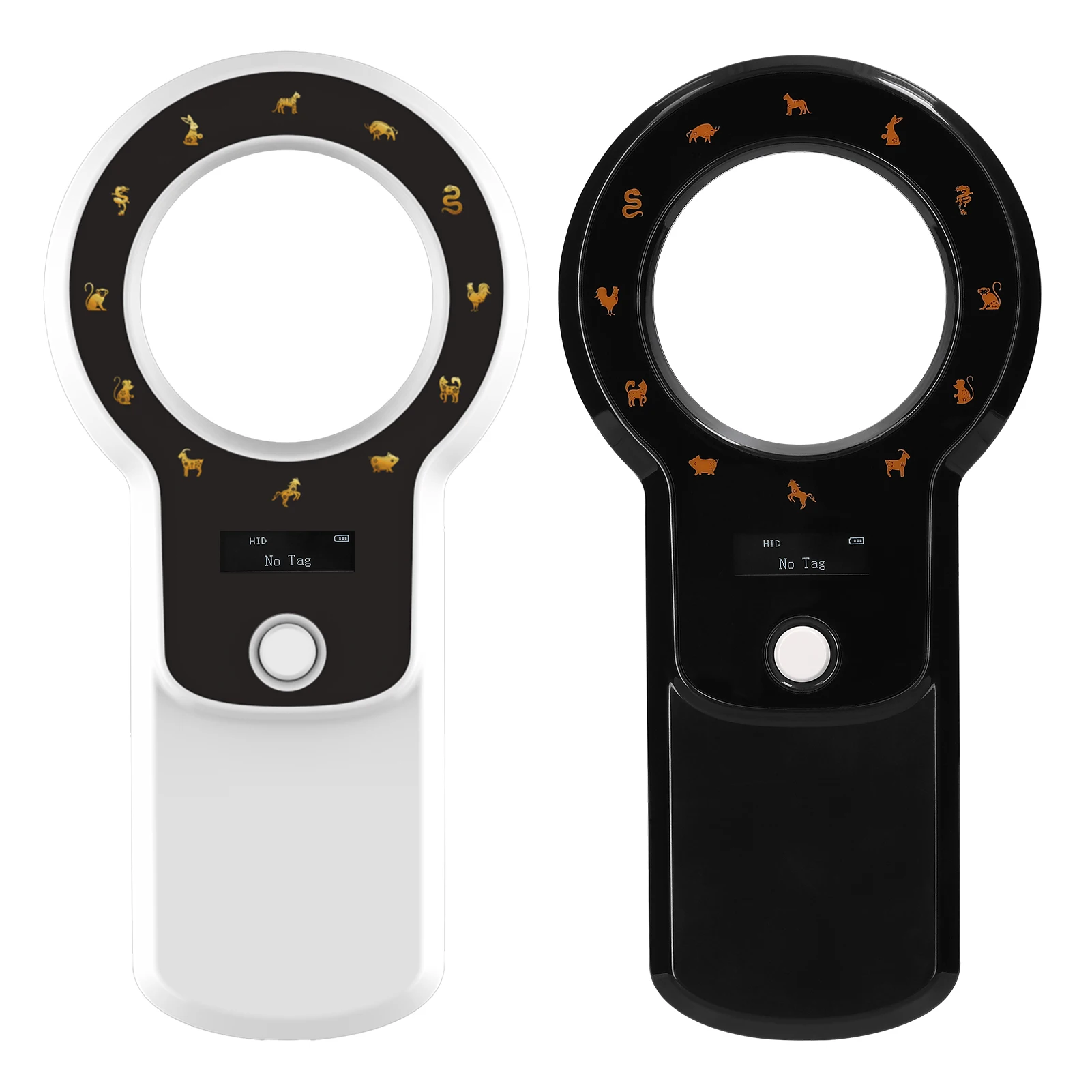 Pet Microchip Reader Scanner 2.4G/BT Wireless RFID Chip Scanner Rechargeable Animal Tags Support EMID FDX-B 1024 Data