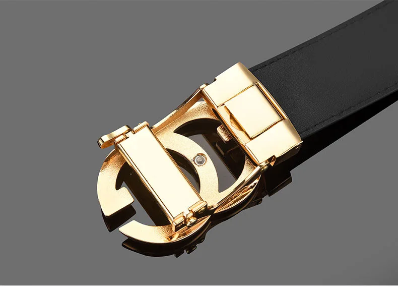 formal belt for men 2022 Men Leather Belt Luxury for Business Automatic Buckle High Quality Man Elegant Feel Waistband Fashion Style High Quality comfort click belt