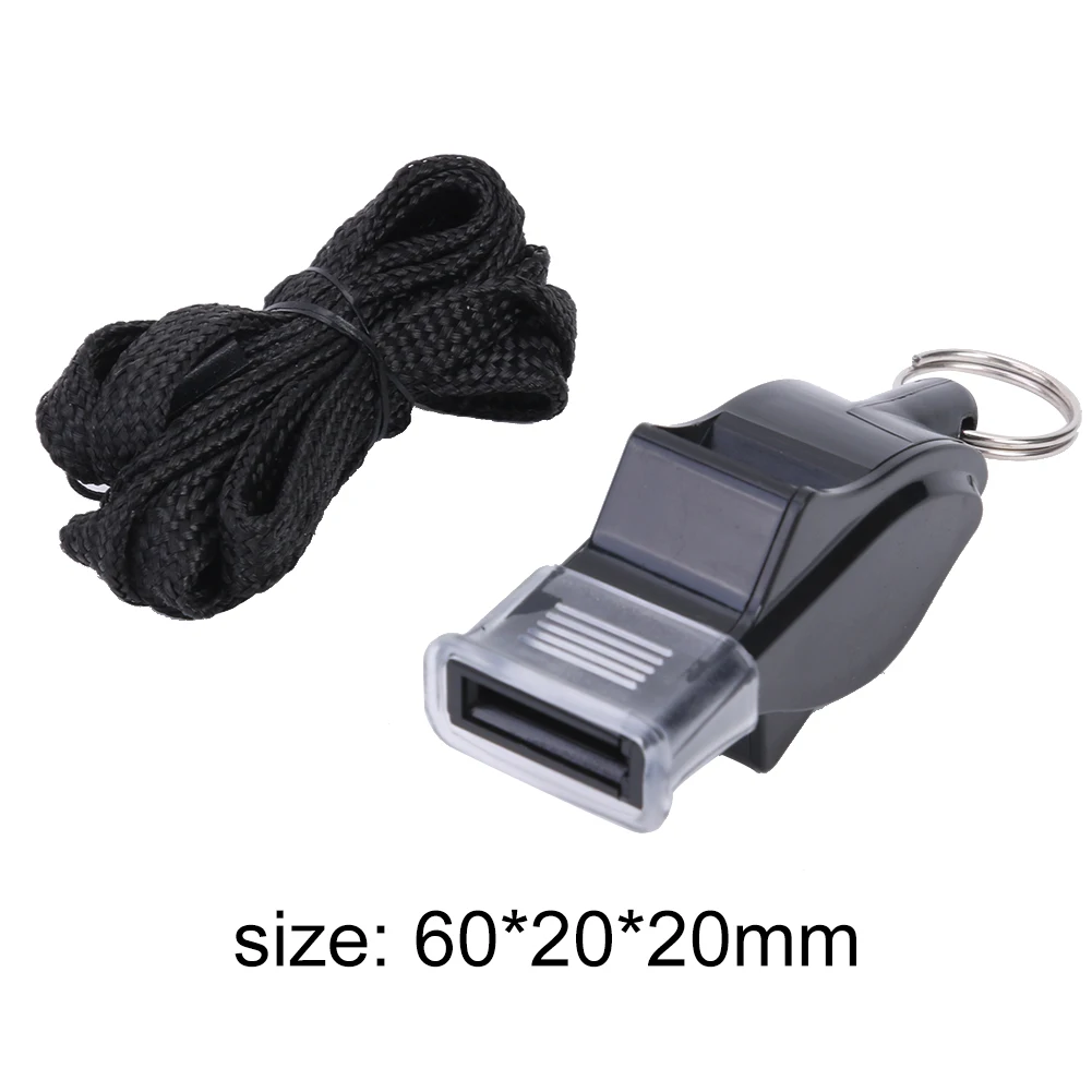 Sports Referee Whistles 10pcs for Soccer Basketball Sports Competition Plastic Outdoor Camping Survival Tools
