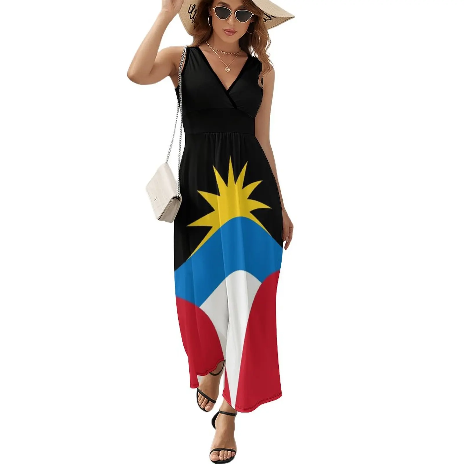 

Flag of Antigua and Barbuda Sleeveless Dress elegant dresses for women Women's summer dresses Clothing female