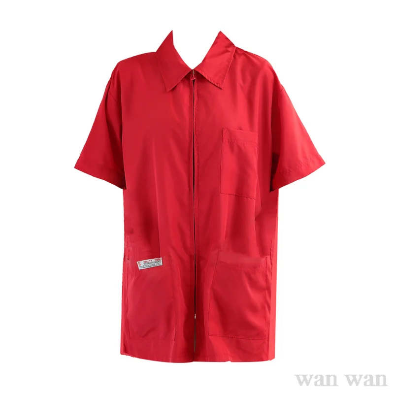 Hairdresser Work Clothes Hair Salon Uniform Anti Hair Anti Static Hairstylist Gown Beauty Salon Apron Pet Grooming Smock pet grooming smock