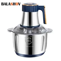 5L Electric Meat Grinders 304 Stainless Steel Food Crusher Multifunctional Vegetable Slicer Chopper Baby Food Processor 110V US 1