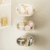 Wall Beauty Egg Storage Box Transparent Lid Shelf Organizer for  Pencils Sponge Beauty 6
