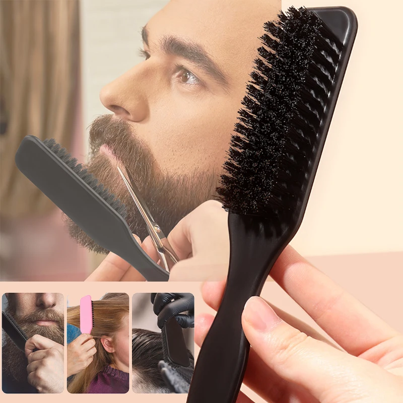 Ultimate Smoothing & Styling Hair Brush for Sleek Ponytails and Perfect Edges