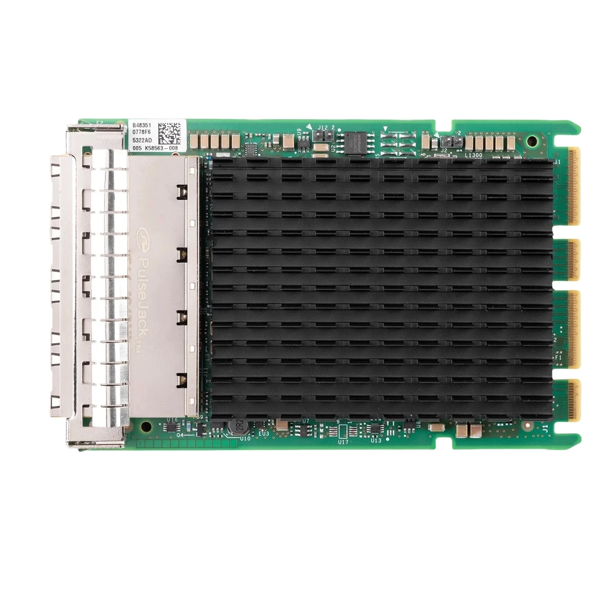 델 인텔 X710-T4L 쿼드 포트 10GB RJ-45 OCP 3.0 네트워크 카드 XC0M4 0XC0M4, 상태 양호
