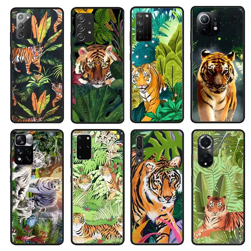 Animal Tiger Phone Case For Samsung Galaxy Note 8 9 10 20 Lite Plus Pro Ultra J4 J5 J 6 7 2016 Prime Funda |