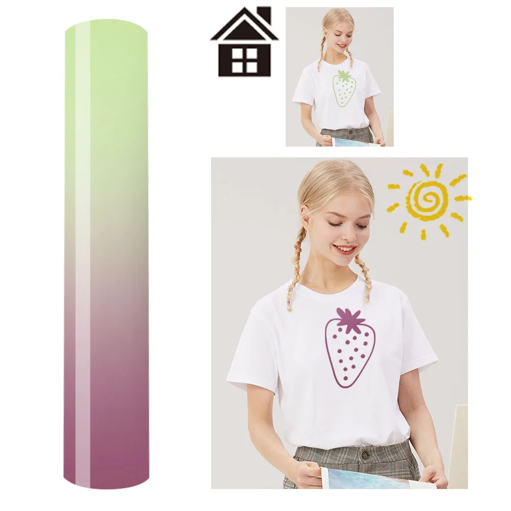 Sunlight Sensitive Color-Changing Vinyl - PU Heat Transfer