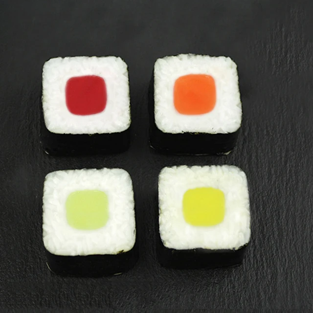 Szimuláció Sushi Mesterséges Lazac Onigiri Modell Tengeri Moszat Rizs Tekercs Hamis Ételfotózás Kellékek Dekorációs Gyerekek Játékok - Image 4