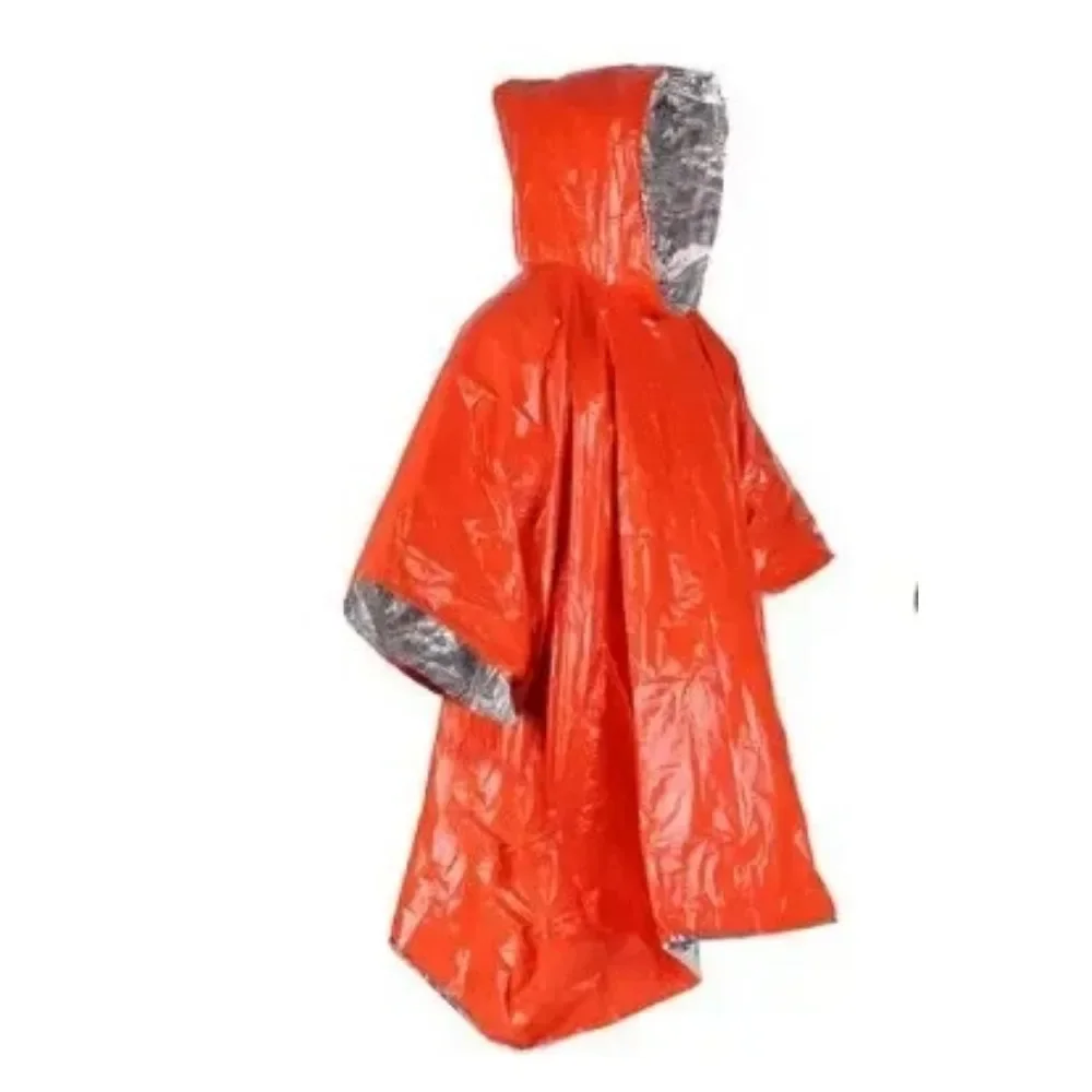 3 in 1 Outdoor Military Raincoat Hooded Sleeve Waterproof Rain Poncho Motorcycle Rain Cover Camping Hiking Travel Rainwear Tent