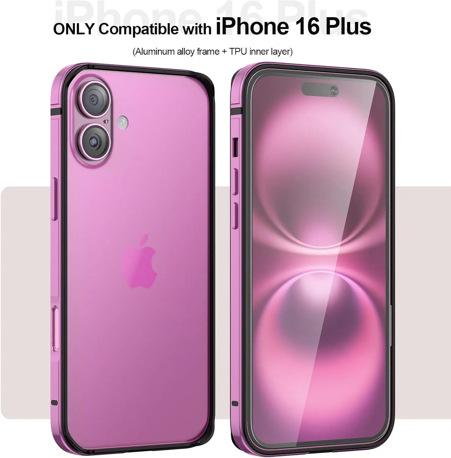 Cosmic Orange Aluminum Frame Bumper Case - Premium Phone Accessory