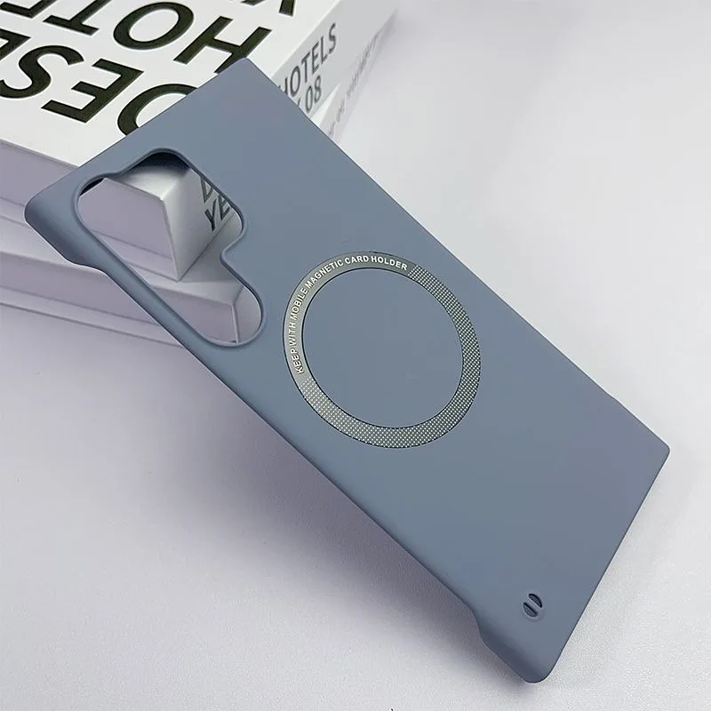 Fashion Frameless Magnetic Slim Case with Magsafe Wireless Charging – PC Hard Cover