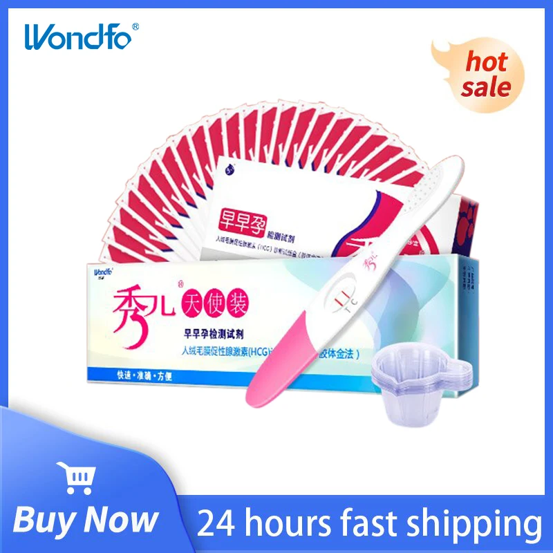 10pcs Pregnancy HCG Urine Test Ome Private Early Midstream Rapid For Women |