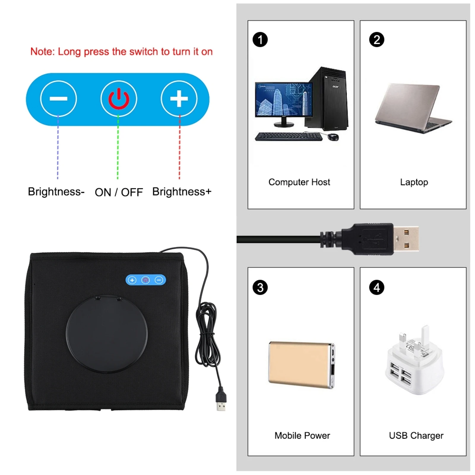 PULUZ 25cm Photo Studio Light Box with 12 Colors Background Mini Tabletop Lightbox Photography Soft Shooting Box Tent Ring Light