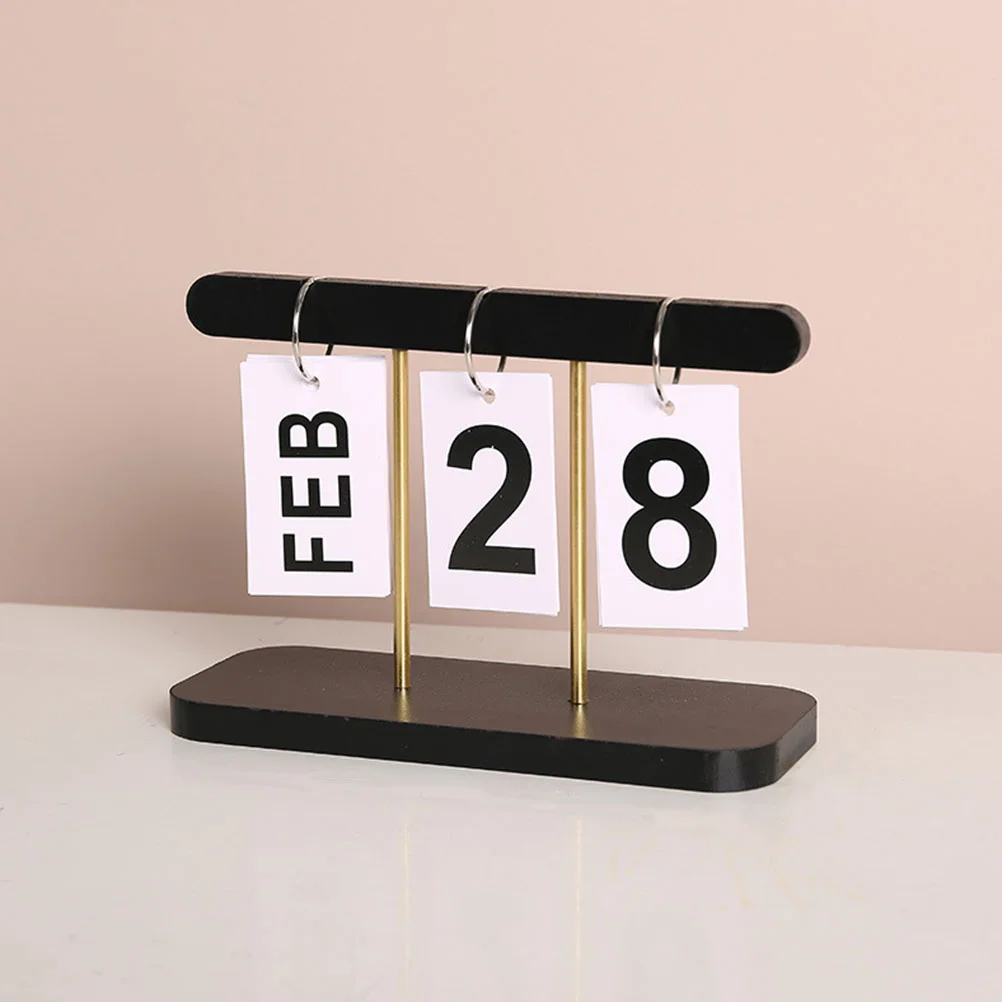 Accessories Office Desk Calendars Classroom Countdown Decor Rustic Perpetual for