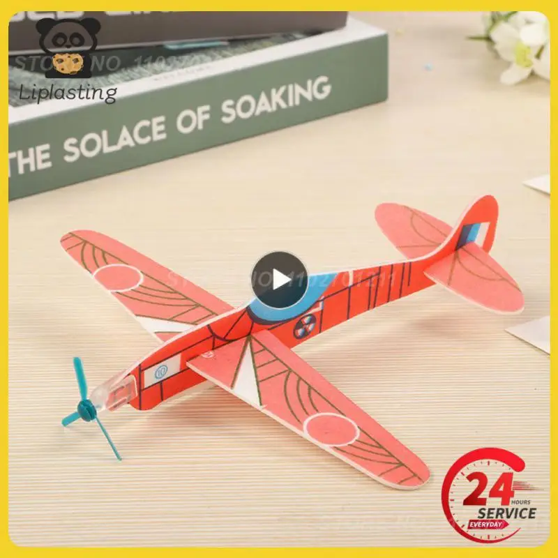 

1/10PCS Airplane Toys Foam Material Shock Resistance Glider Safety Easy To Fly Compression Resistance