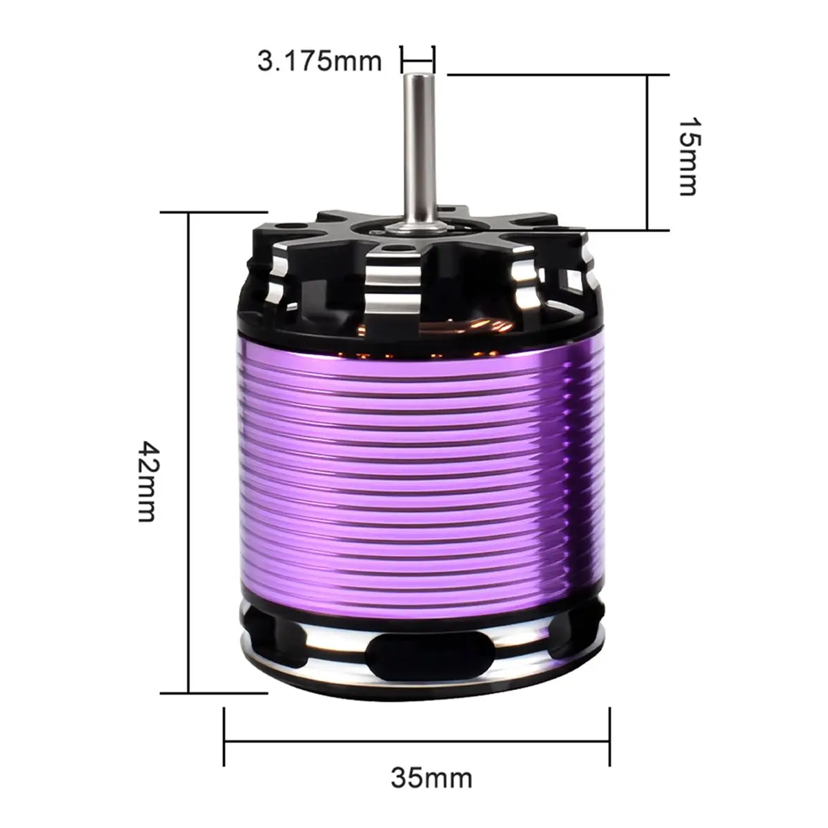 (AIMA) 브러시리스 모터 ESC 콤보 3542 아웃러너 모터 80A ESC 1/10 1/12 RC 크롤러 자동차용, 브러시리스 모터 AM32 ESC 2250KV