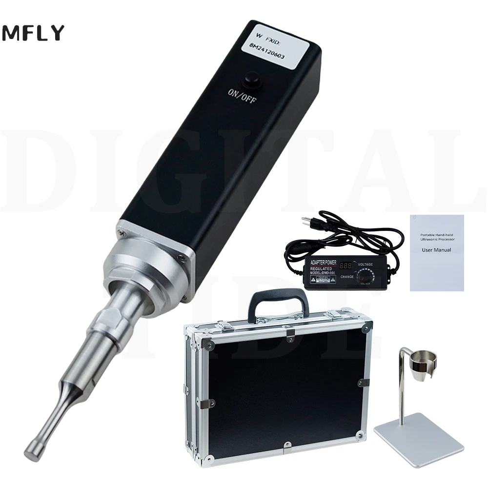 30KHz Lab Ultrasonic Emulsifier Processor Extractor Titanium Alloy Rod Sonicator Vibration Bar Sonic Homogenizer Mixer Disruptor