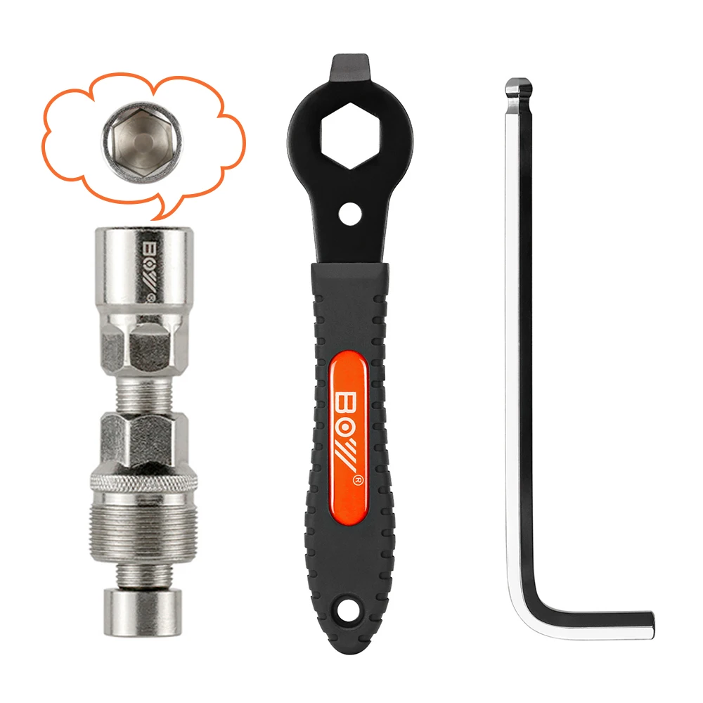 

Bike Crank Wheel Extractor Bottom Bracket Remover Gadget Spanner Wrench Crank Puller Crankset Pedal Remover Bicycle Repair Tools