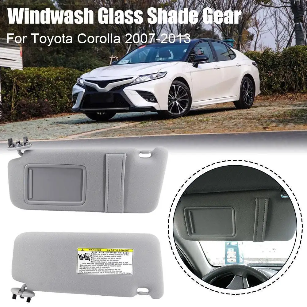 

Автомобильный солнцезащитный козырек с зеркалом для туалетного столика левый серый 74320-06800-B0 74310-06770-B0 для Toyota Corolla 2007-2013