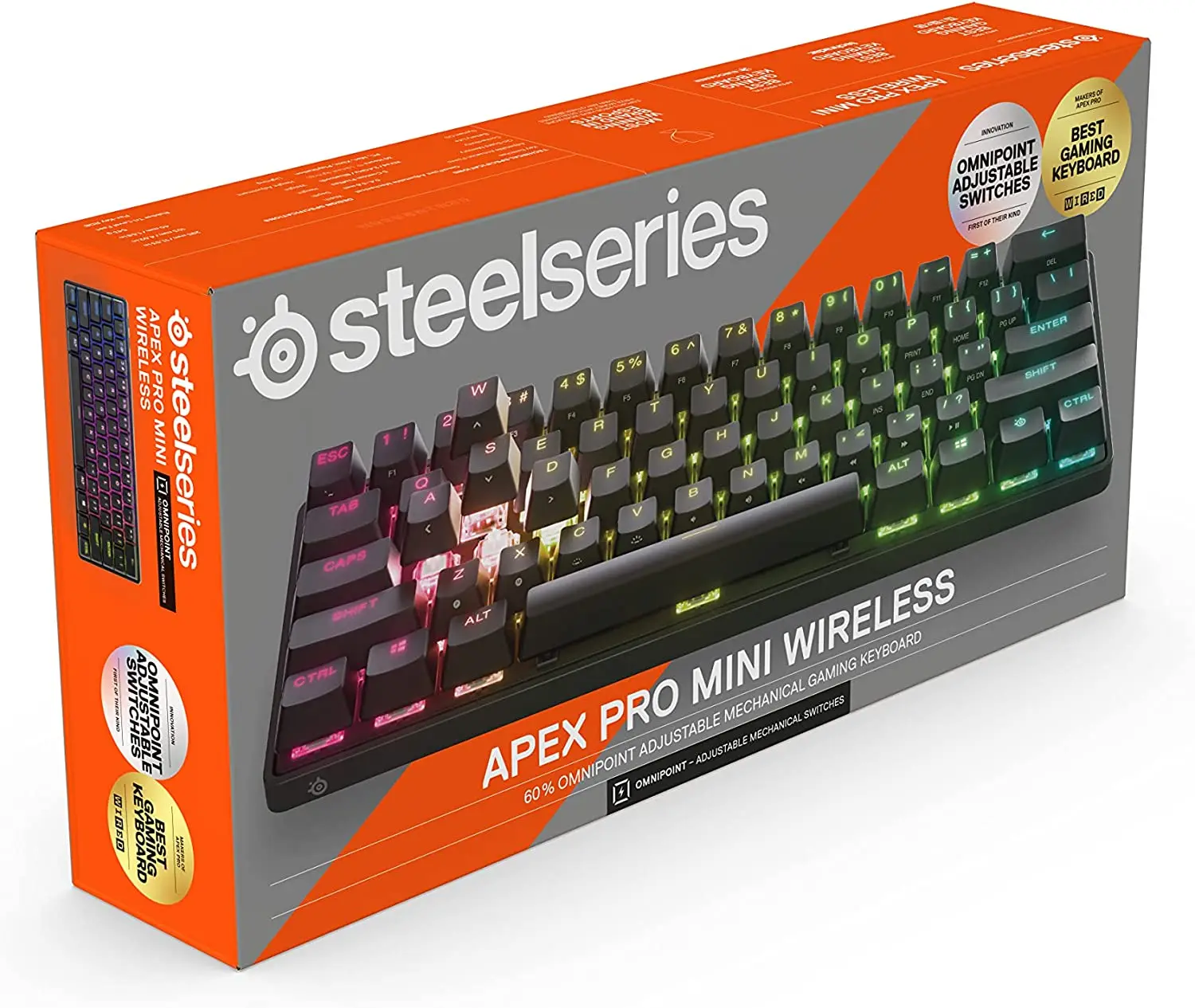 SteelSeries Apex 7 TKL Ghost Wired Gaming Special Mechanical Keyboard  Adjustable RGB Backlight Effect White OLED Smart Display - AliExpress