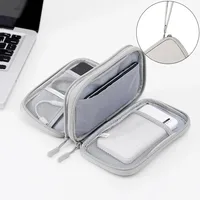 NEW Travel Organizer Bag Cable Storage Organizers Pouch Carry Case Portable Waterproof Single Layers Storage Bags For Cable Cord - Image 2