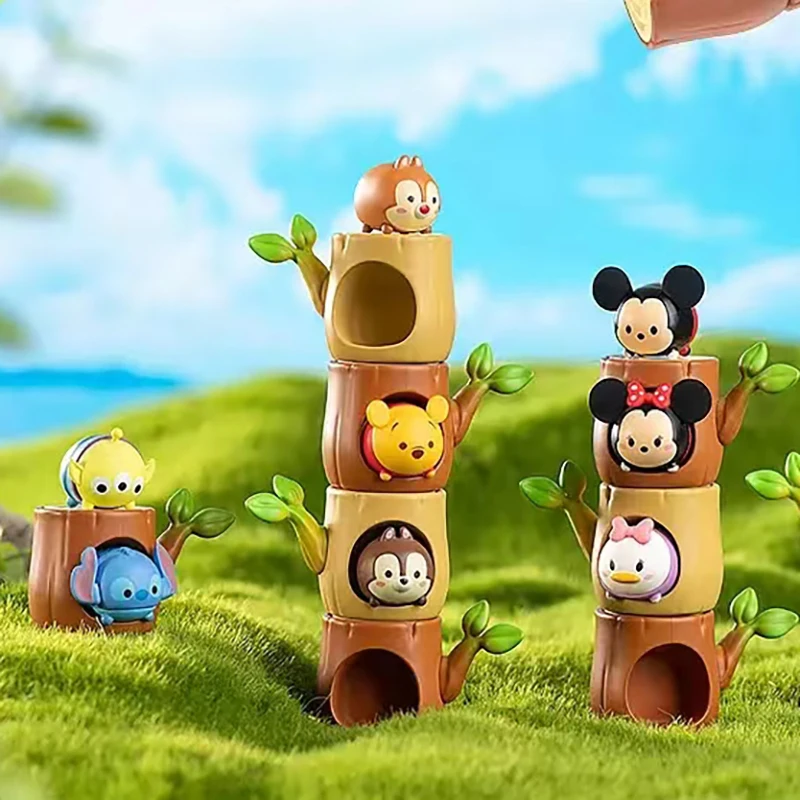 Disney Blind Box Pine Tree Hole Mystery Surprise Lucky Box Kawaii Anime Surprise Bag Cute Desktop Decor Regalo Di San Valentino Di Natale