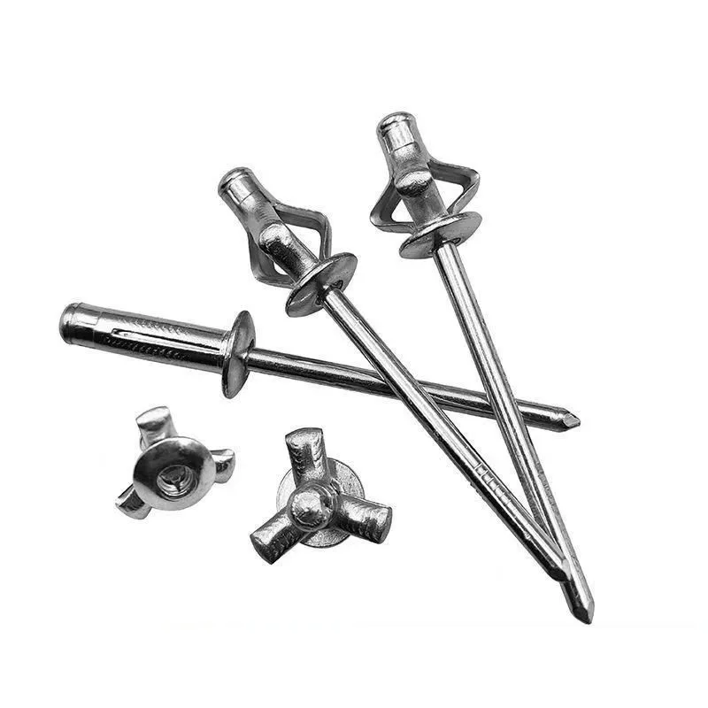 Aluminium Flange Head Blind Rivets Pull Pop Nail Rivet Fasteners 3.2mm 4.0mm 4.8mm 50pcs rivets and fasteners