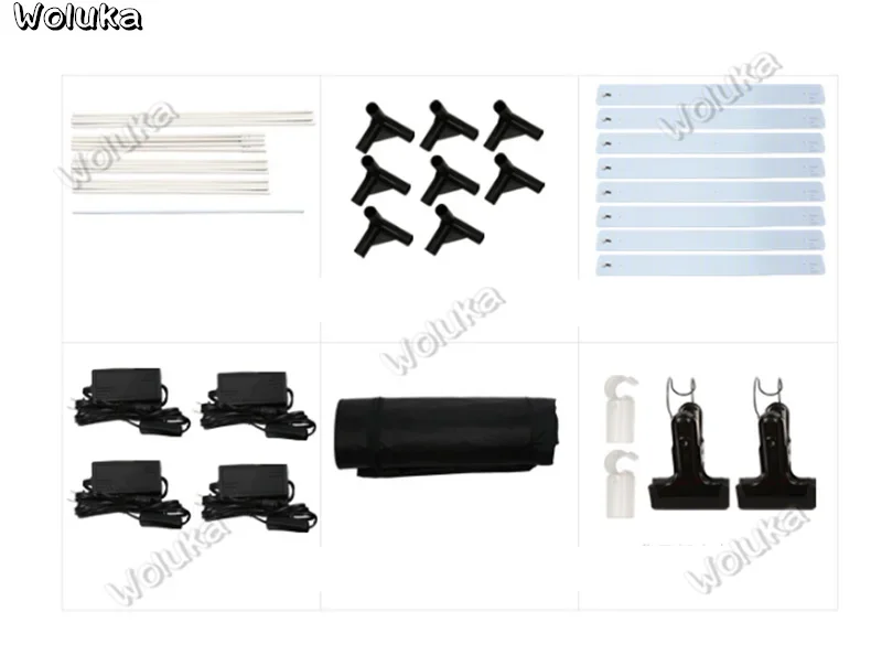 LED studio set 200cm small flexo box simple and convenient photography 2m LED light box equipment props