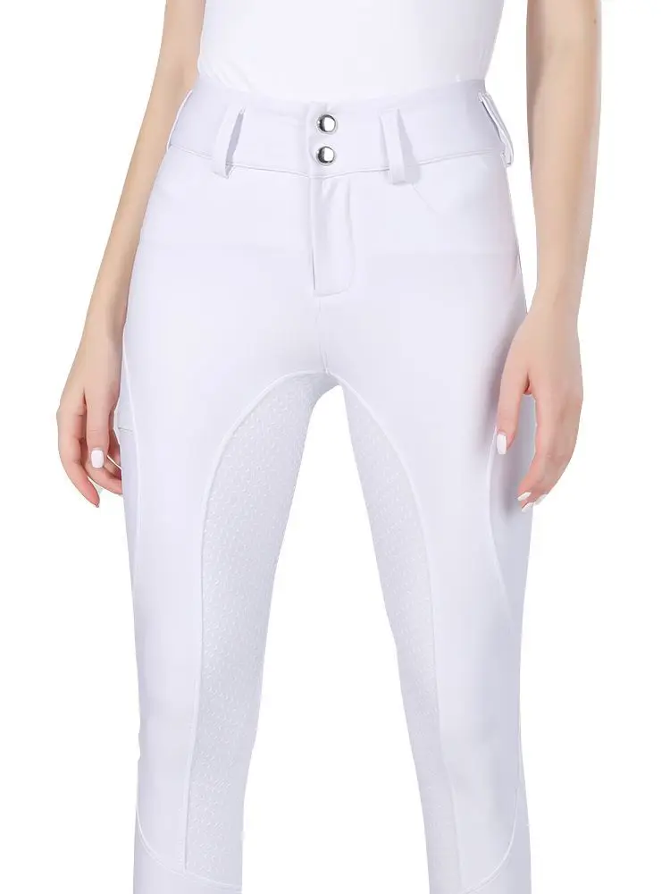 Riding Breeches Silicone Horse Leggings Equestrian Clothing Horse Riding Tights with Pocket horse riding pants