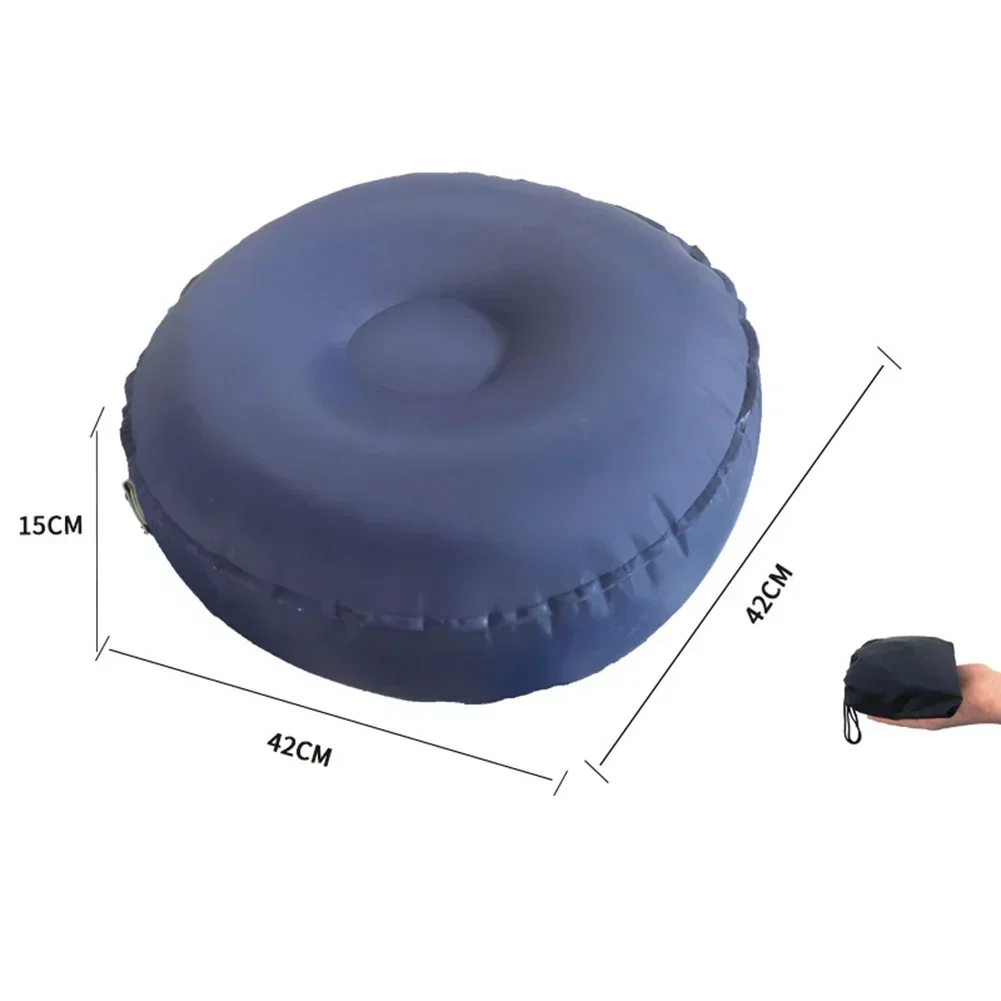 Compact Inflatable Yoga Cushion Footrest Portable And Lightweight Quick Inflation Deflation 42x42x15cm Fitness Accessories