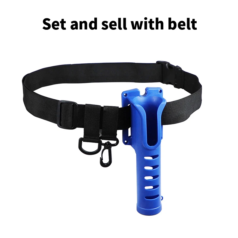 

Portable Belt Rod Holder Fishing Gear Tackles Accessories Adjustable Waist Fishing Rod Holder Fishing Rod Pole Inserter