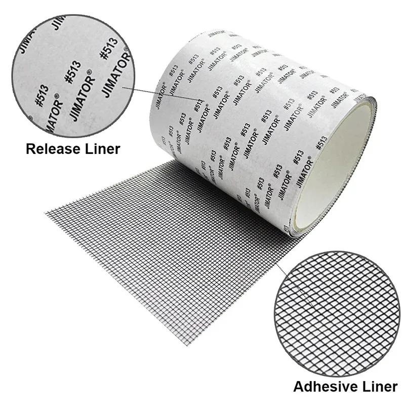 Window Screen Tape 5/10cm Width Self-Adhesive Window Mosquito Net Repair Patch Anti-Insect Fly Mesh Broken Holes Tape