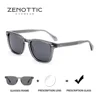 ZENOTTIC Acetate UV400 Polarized Sunglasses Prescription Custom Women Men  Square Optical Sun Glasses
