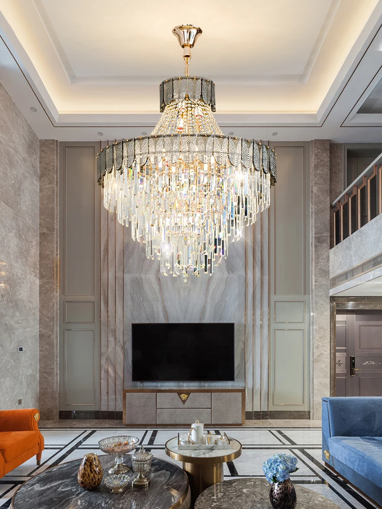 

Black Beautiful High Quality Indoor Luxury Gold Chandelier Creative Crystal LED Pendant Lamp Chandelier Lighting