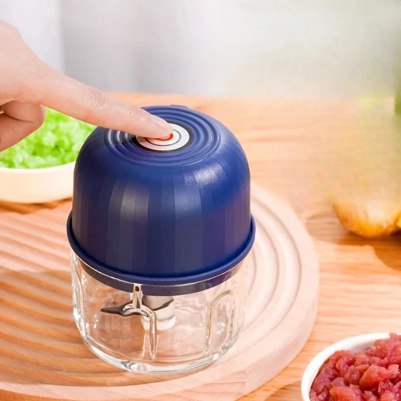 USB Garlic Grinder Wireless 260ml Blender Portable Kitchen Machine for Vegetable Chili Chopper And Meat Grinding 5