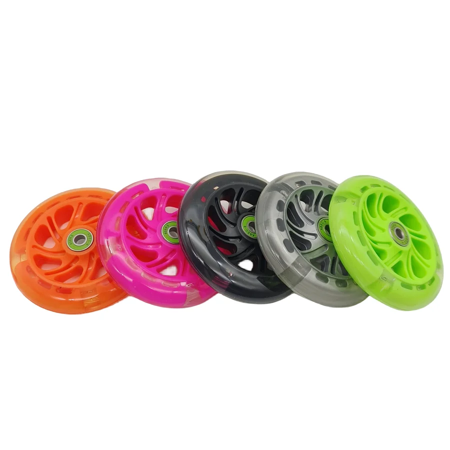 Scooter Wheel 120x24 mm 2pcs/lot Lighting Flashing