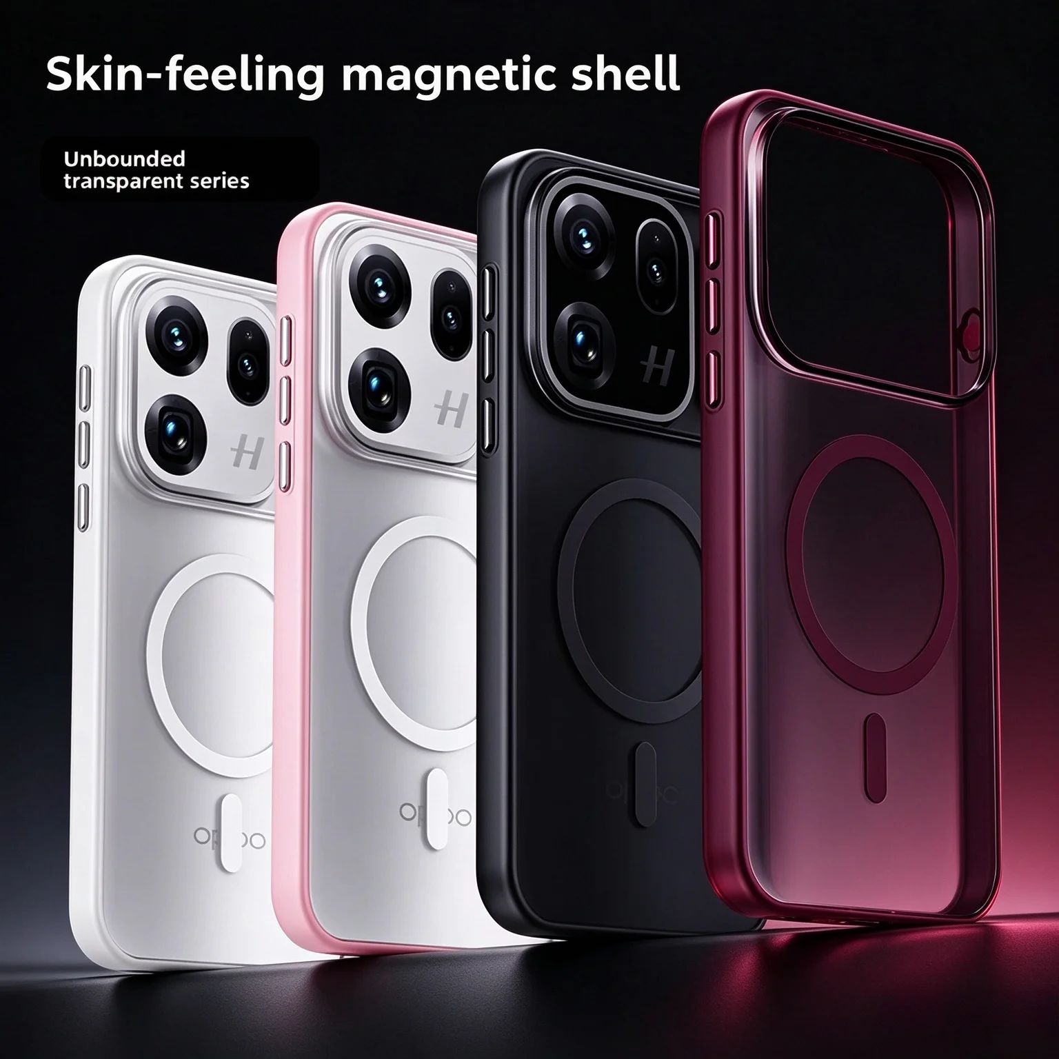Ultra-Slim Magnetic Matte Transparent Protective Case