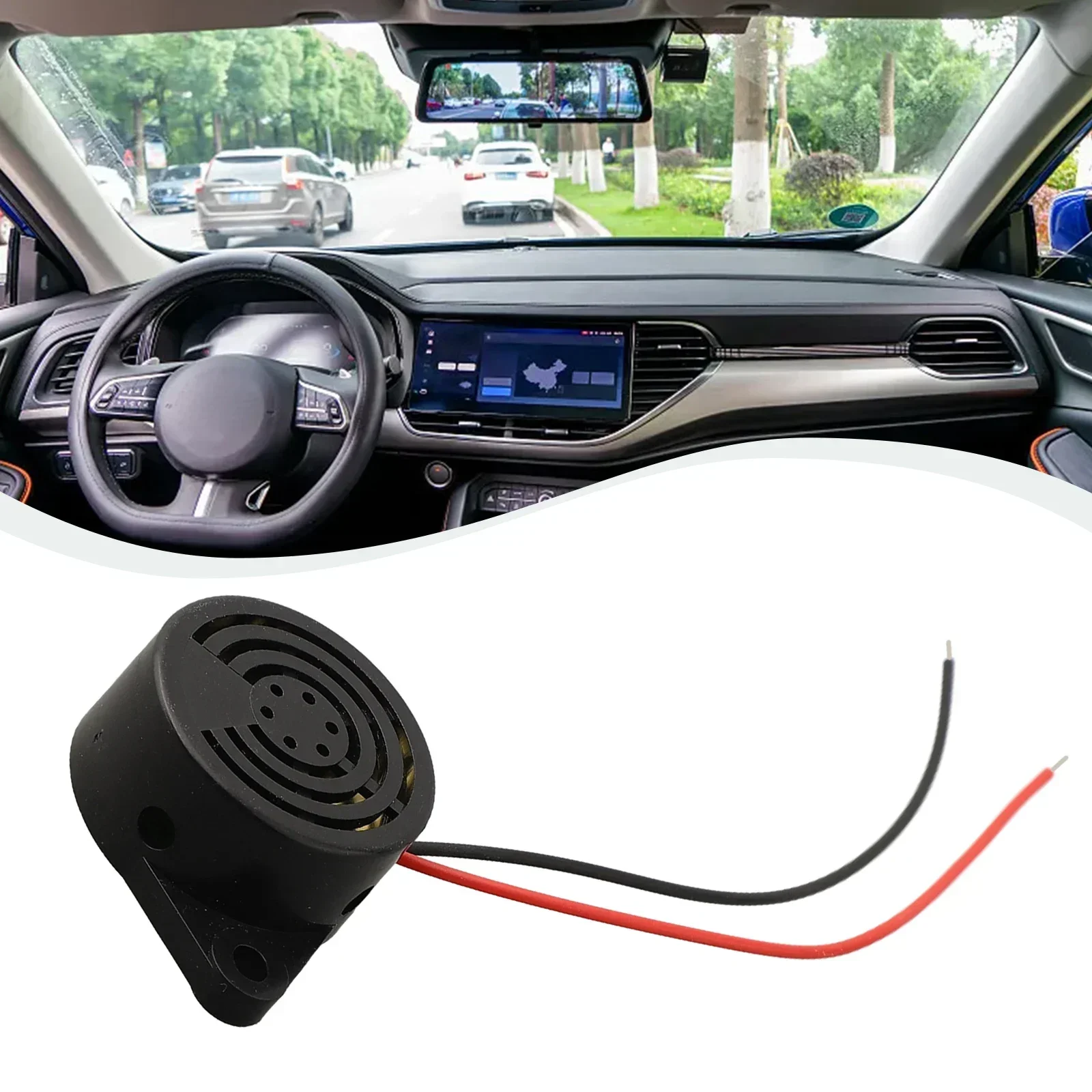 Alarm High-decibel DC3V-24V 100dB Electronic-Buzzer Beep Tone Alarm Ringer-Continuous Sound-for Car Van Reversing Reminders-warning buzzer speaker warning buzzer