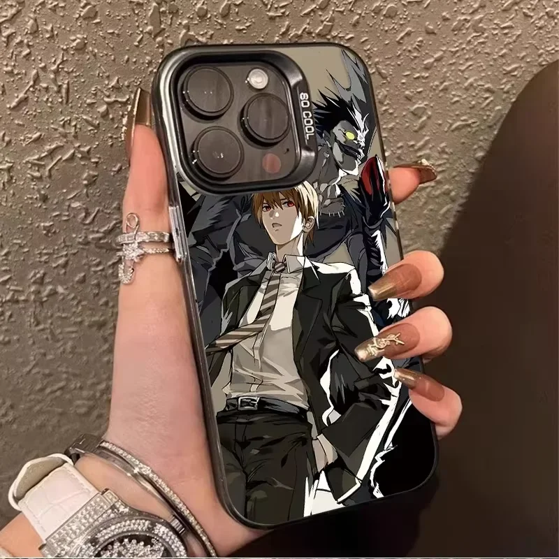 Stylish Anime-Inspired Death Note Phone Case Featuring Misa and Light Yagami
