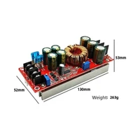 1200W 20A DC Car Step-up Power Supply Module Boost Converter Adjustable 10-60V to 12-83V 2