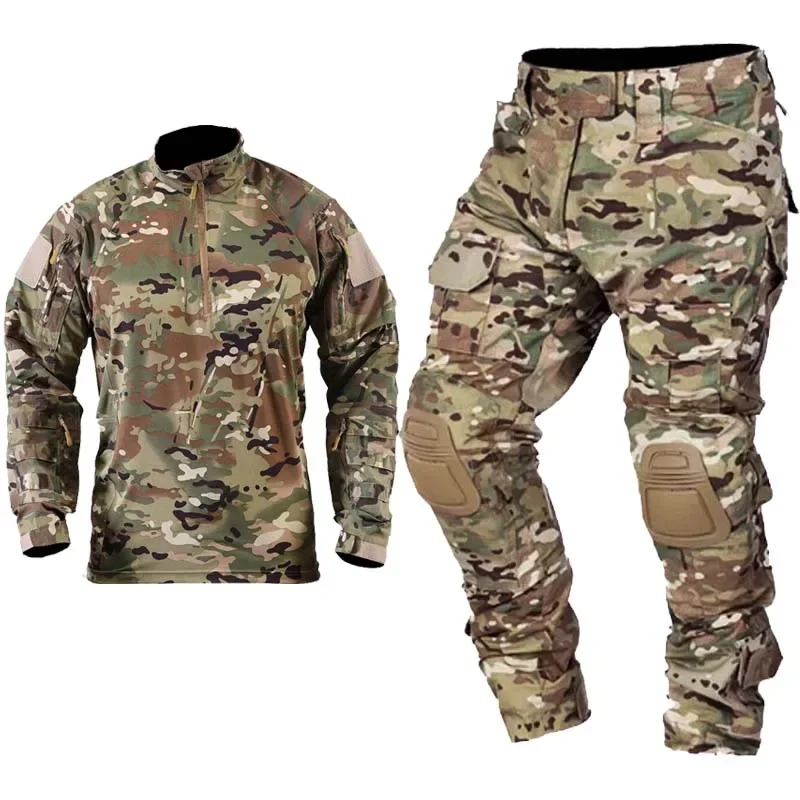 Tactical Milita Uniform Suits Camouflage Suit Hunting Shirts Pants Airsoft Paintball Clothes Sets Outdoor Camo Uniform Force