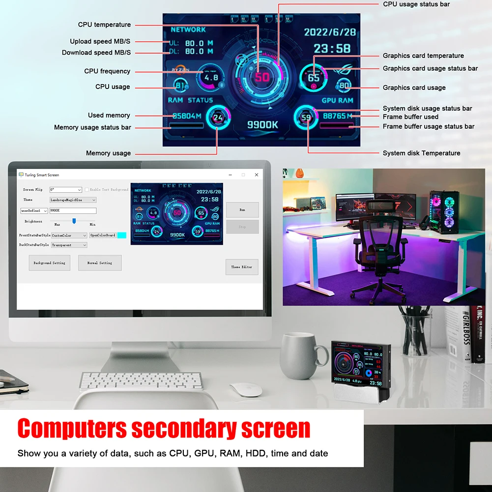 3.5 ġ IPS  USB cŸ  ȭ ǻ  CPU GPU RAM HDD USB ÷, Ӱ AIDA64 ̴ ITX ̽