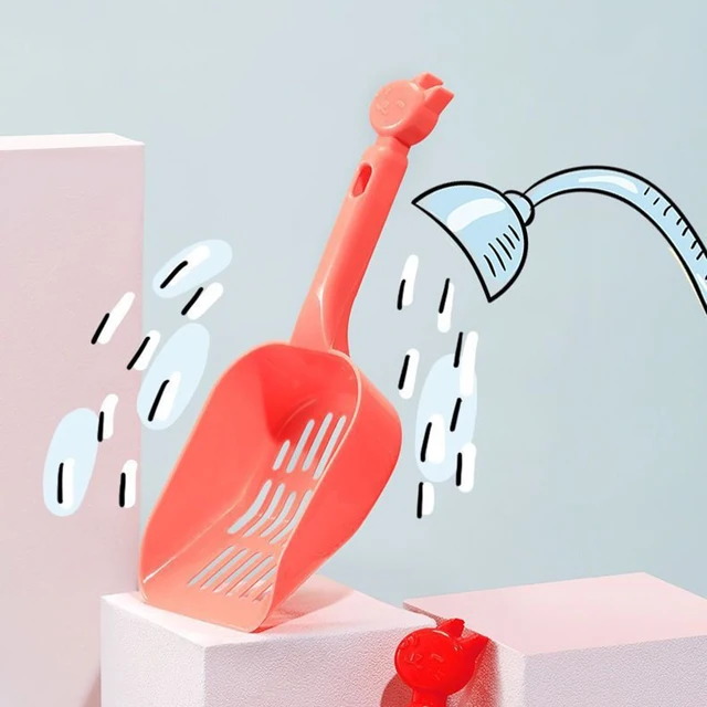New cat litter shovel Practical spatula Large cat litter spatula Tofu cat litter Bentonite cat poop poop shovel pet supplies 5