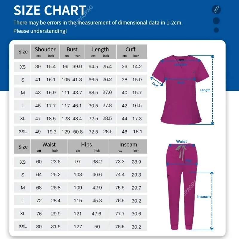 Unisex Medical Uniforms Clinical Uniform Men Nursing Clothes Doctor Costume Nurse Scrub Sets Dentist Workwear Include Tops pants medical uniform