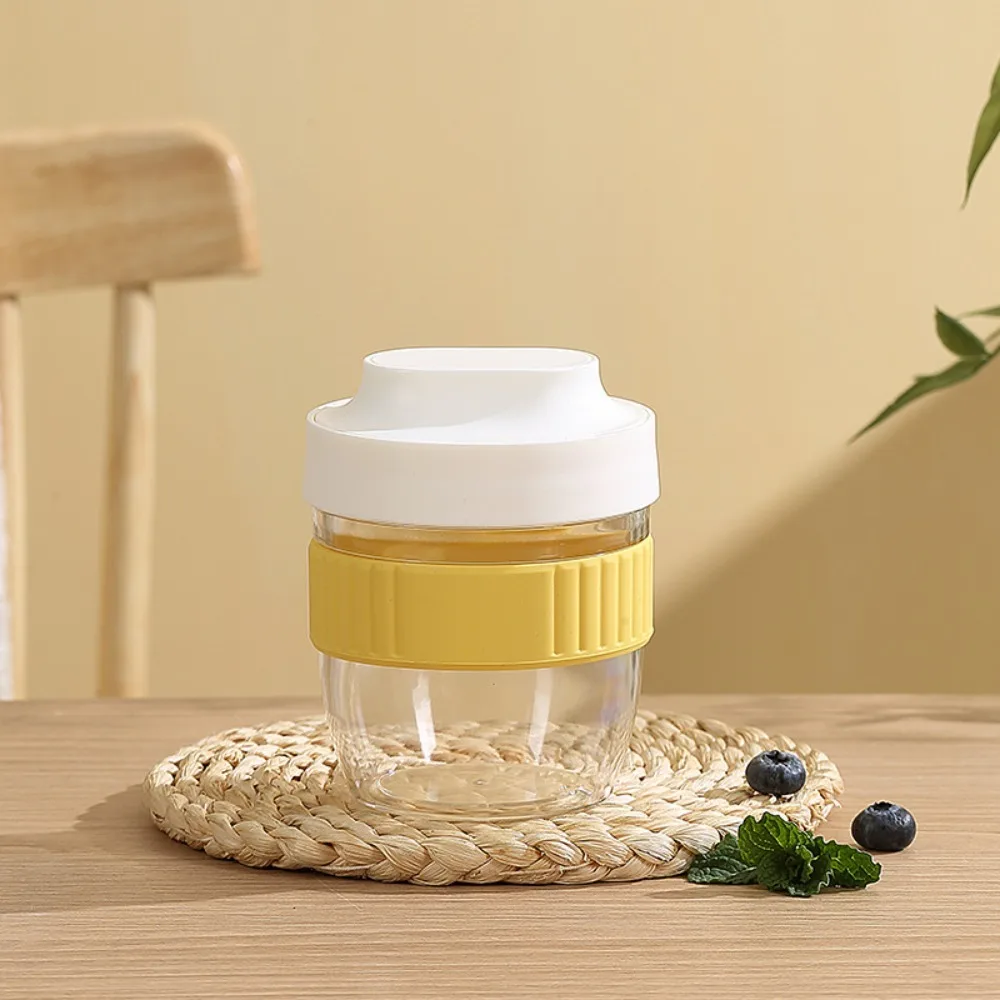Contenants de Stockage Alimentaire, Pots de Flocons d'Avoine de Nuit avec Couvercles Hermétiques, Pots de 280ml, Pots de Yogourt en Verre Hermétiques Étanches pour Avoine Farine Céréales Biscuits