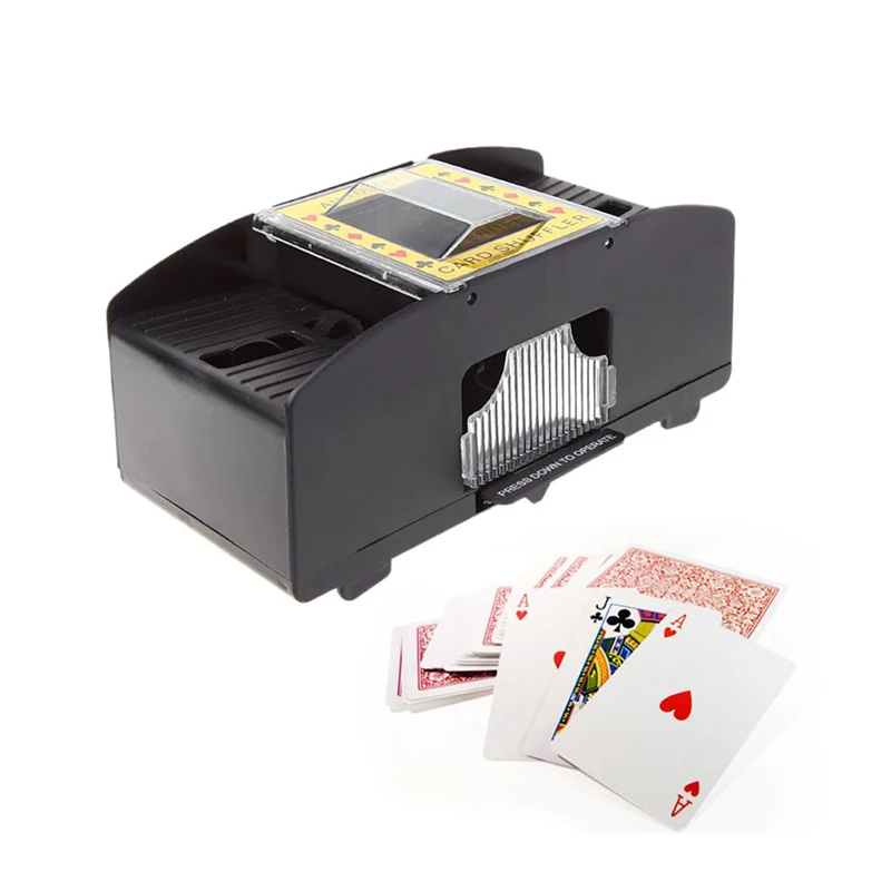 Automatic  Poker Shuffling Machine Board Game Battery Mount Shuffling Home Gaming Gear