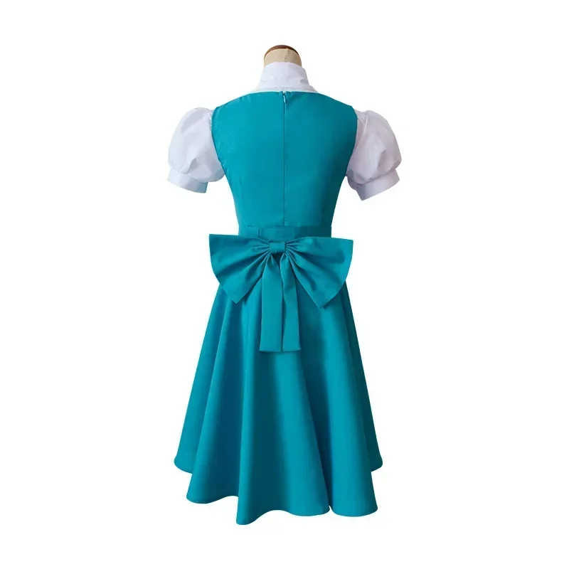 New Anime Ranma 1/2 Tendou Akane Cosplay Costume Adult Women Maid Dress Shirt Set Uniform Halloween Clothes