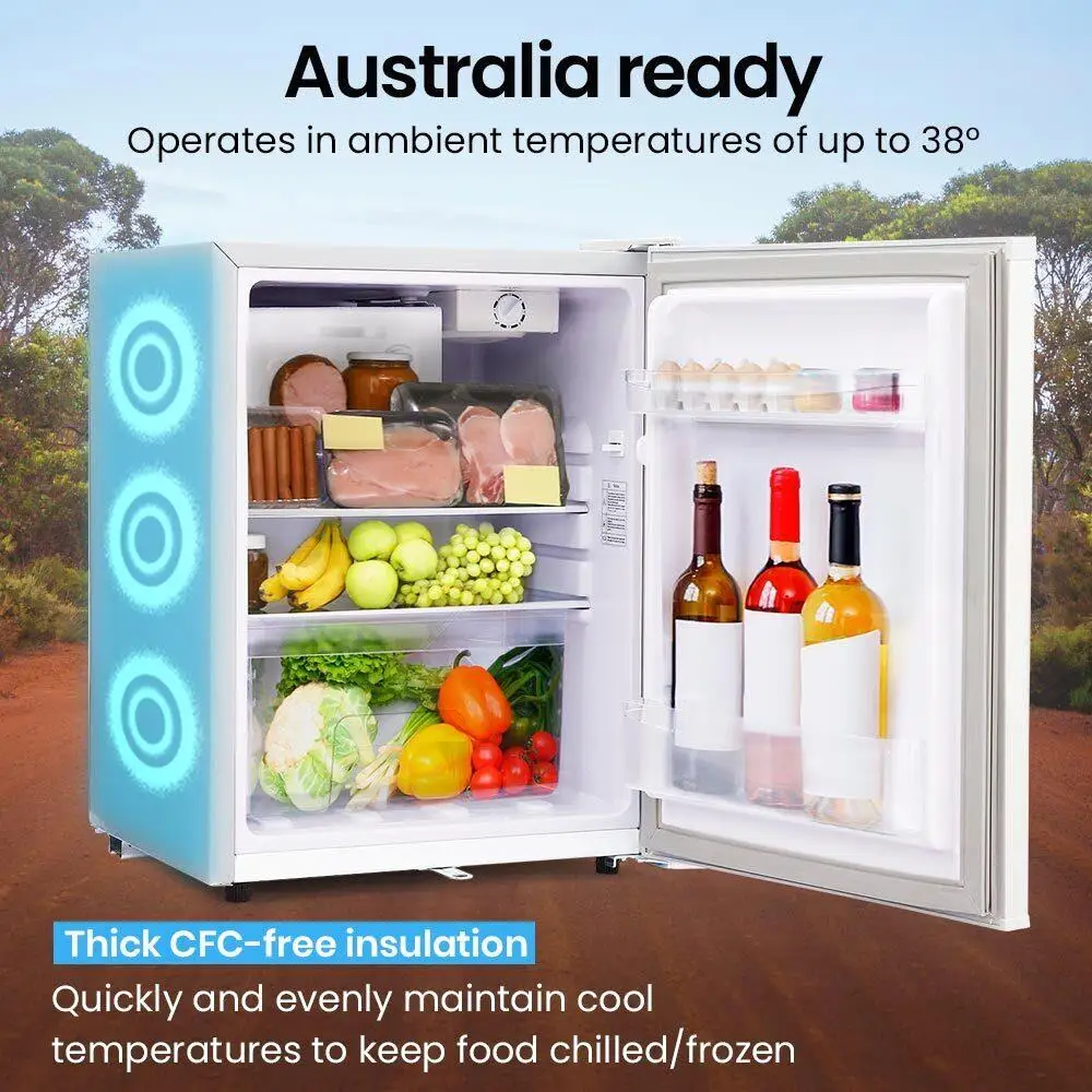 GECKO 70L Portable Fridge Freezer for car & Camping-12V/24V/240V Refrigerator Cooler for Caravans