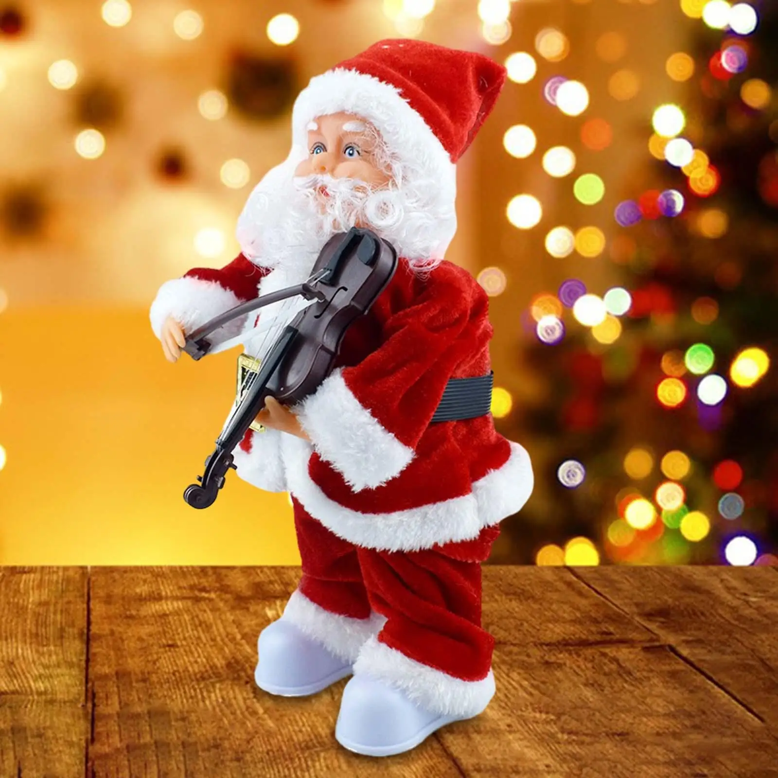 

Electric Santa Toy The Violin Xmas Santa Toys for Christmas Party Decor